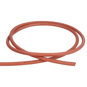 Ignition cable silicone, to 180 &deg;C, per m, red