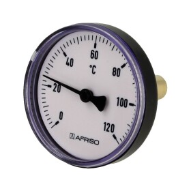 Bimetal dial thermometer 0 - 120&deg;C sensor 40 m with...