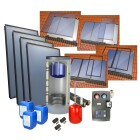 Solar package 4plus in-roof 800/200 l combination tank 4 collectors:10.12 m&sup2;