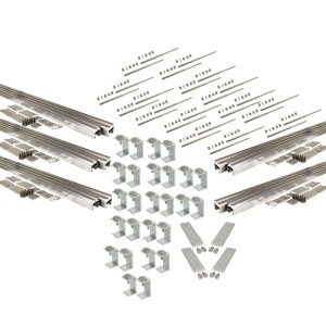 Stockschraubenmontageset 4plus, 10 Koll. für div. Dacheindeckungen und Fassaden