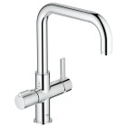 GROHE Red Duo single-lever mixer high tubular spout chrome 30097000