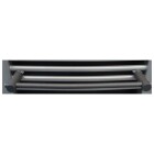 Porte-serviette pour radiateur SDB OEG graphite, L 570 x P 80 mm, droit