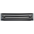 Porte-serviette pour radiateur SDB OEG graphite, L 480 x P 80 mm, coud&eacute;