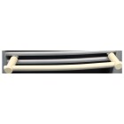 Porte-serviette pour radiateur SDB OEG sable, L 480 x P 80 mm, coud&eacute;