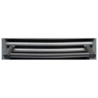 Porte-serviette pour radiateur SDB OEG graphite, L 670 x P 80 mm, coud&eacute;