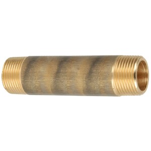 Double pipe nipple gunmetal ¾" x 140 mm