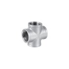 Stainless steel screw fitting crosspiece 1/4&quot; IT/IT/IT