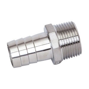 Hose nozzle ET V4A 1" x 25 mm I.D.