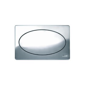 Actuator plate Classic bright chrome