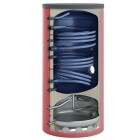 Ballon combin&eacute; pour pompe &agrave; chaleur OEG 400 L avec 2 &eacute;changeurs rouge