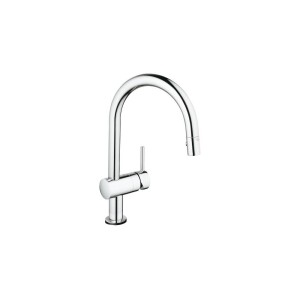 Grohe Electronic single-lever sink mixer Minta Touch C-spout 31358001