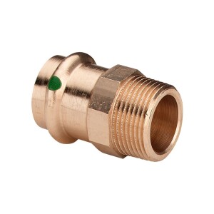 Viega Übergangsstück mit SC Sanpress 2211 in 12mm x R3/8 Siliziumbronze