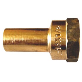 Combi press fitting adaptor nipple IT 18 mm x 1/2" V...