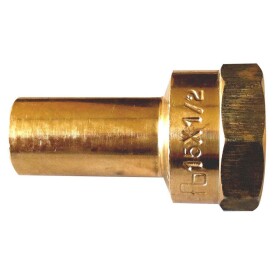 Combi press fitting adaptor nipple IT 28 mm x 1" V...