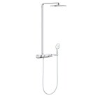 Duschsystem Rainshower moon white mit Thermostatbatterie SmartControl