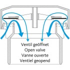 Bel&uuml;ftungsventil DN20 f&uuml;r Siphon