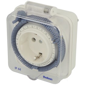 Theben timer 26 IP 44 - 24 h socket timer, analogue, with...