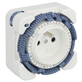 Theben Timer 27 - 7 days UTE timer plug analogue white...