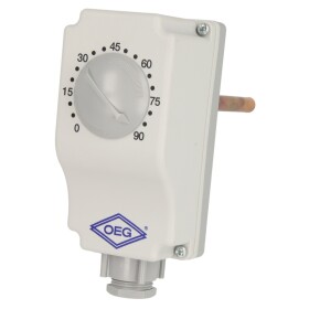 TC 2-100 thermostat &agrave; plongeur 0-90 &deg;C...