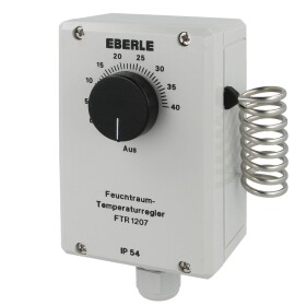 Room temperature control Eberle FTR1207, f. damp locations