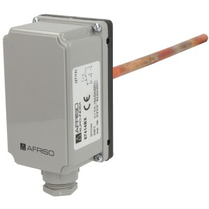 Afriso thermostat à plongeur en boîtier GTT/7 HG 67414B, doigt de gant 200 mm