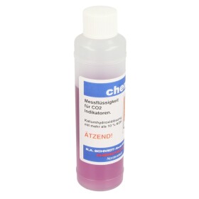 CO&sup2; measuring liquid 75 ml, red, (1 filling)