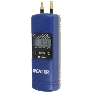 Wöhler DC2000 manomètre avec mesure dhumidité logiciel D