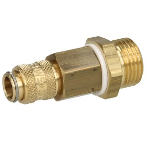 High-pressure plug 1/2", with brass connectors MAXI
