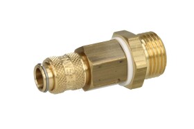 High-pressure plug 1/2", with brass connectors MAXI