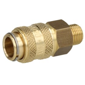 High-pressure plug 1/8&quot;, with brass connectors MAXI