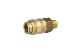 High-pressure plug 1/8", with brass connectors MAXI