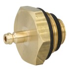 High pressure plugs 3/8&quot; and 3/4&quot;, with push-on nipple Maxi, f. DC 2000