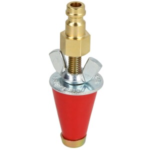 Gas test plug for gas line tester Rothenberger 3/8-½", conical