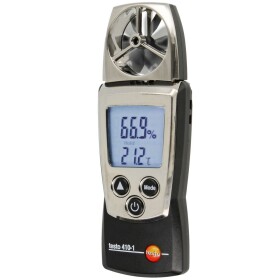 testo 410-1 vitesse dair et temp&eacute;rature 0560 4101