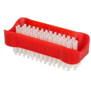 Nail brush from plastic, both sides