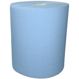Cleaning wipes roll blue, approx. 1,000 wipes 36 x 36 cm, double-layered