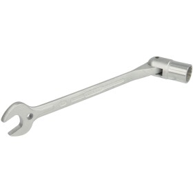 Oil burner nozzle spanner with flexible combination...
