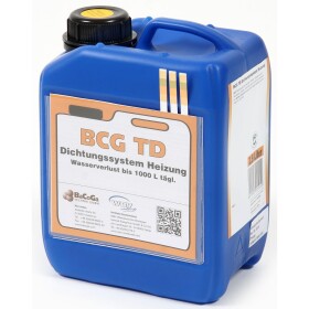 Liquid sealing agent BCG TD, f. loss of water in boilers,...