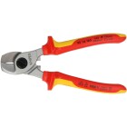 Knipex VDE Kabelschere isoliert, Kopf verchromt 9516165