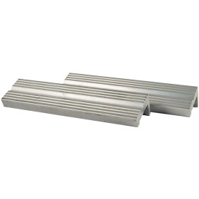 Mors pour &eacute;taux 140 mm aluminium structur&eacute;