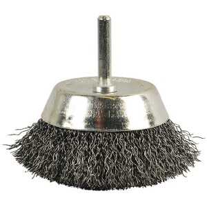 Brosse en fil d´acier 75 mm