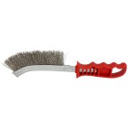 Steel wire all-purpose wire brush plastic handle 250 mm