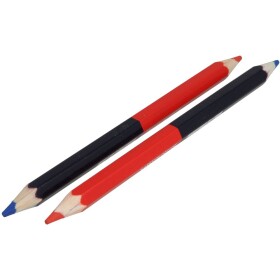 Crayon rouge - bleu 17 cm RBB 17