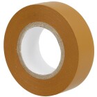 Ruban isolant PVC marron 0,15 x 15 mm jusque 105&deg;C, rouleau de 10 m