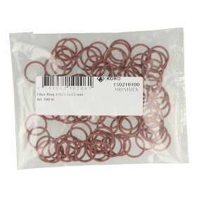 Fiber rings 17 x 21.5 x 1.5 mm DN10 3/8" PU=100 pcs.