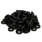 Rubber pinch seals 3/8 x 8 mm 4 mm thick, 8 x 14 mm &Oslash;, PU=100 pcs.