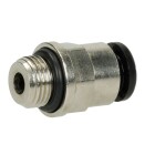 straight plug union 1/8&quot; ET x 6 mm coupling, pneumatic