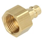 Brass coupling plug 1/2&quot; IT