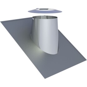 Roof flashing Ø 200 mm for roof pitch 26-35°