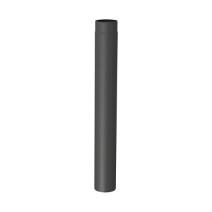 Stove pipe Ø 130 x 1,000 mm black